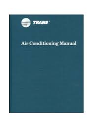 trane air conditioning manual