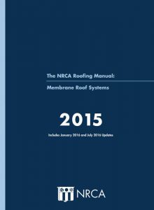 NRCA Membrane Roof Systems 2015