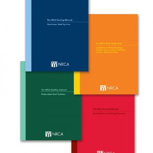 NRCA Roofing Manual four volume set